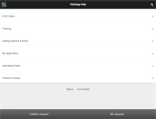 Tablet Screenshot of help.vidswap.com